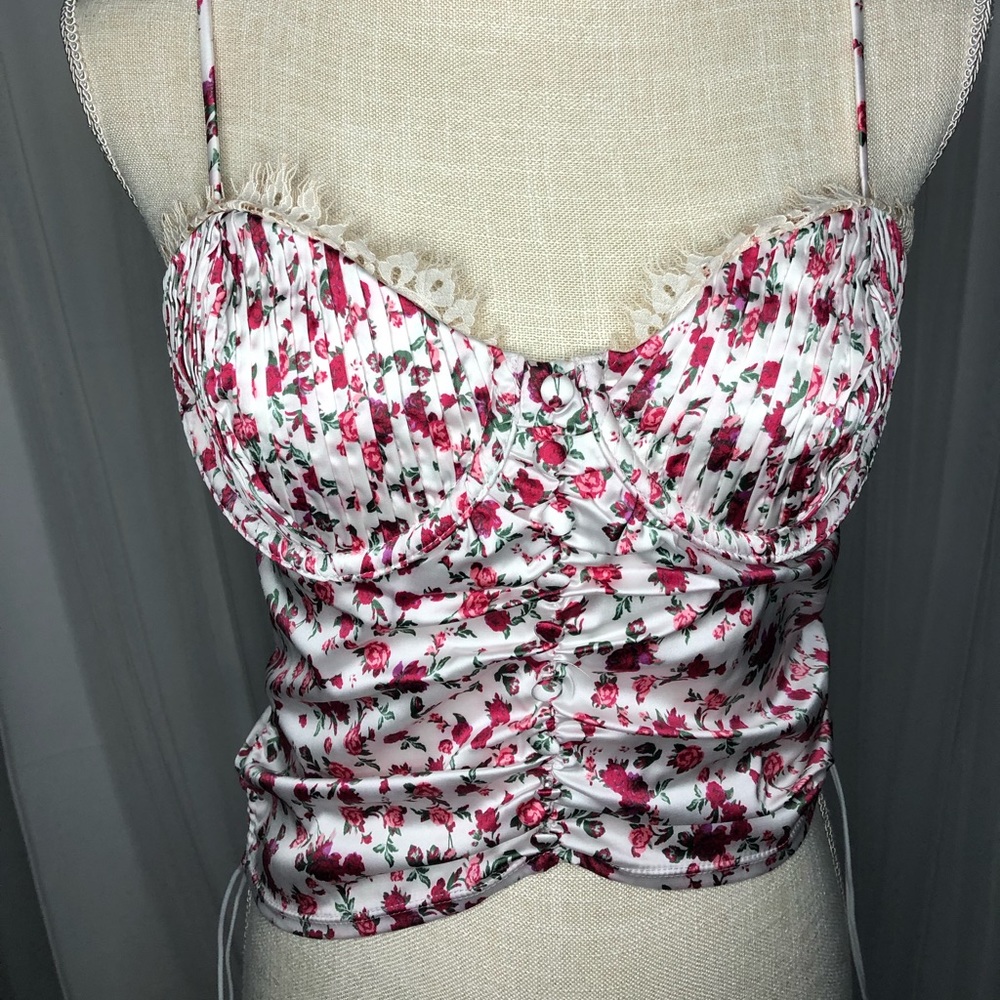 VS “For Love & Lemons” Lingerie Melrose Bustier Bra Top
